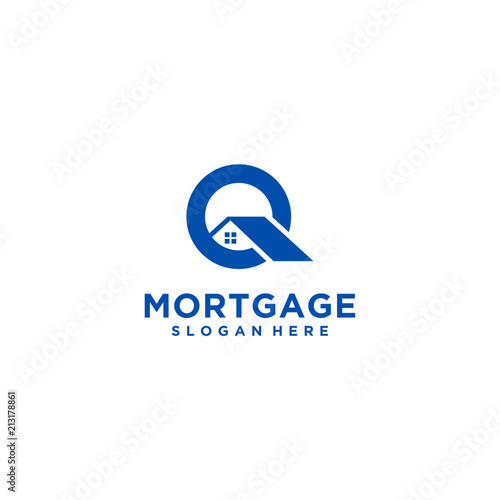 Letter Q home logo design