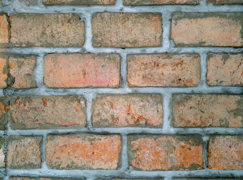 Red brick wall background