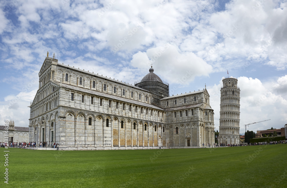 Leaning Tower And Cathedral of Pisa in Pisa, Italy - Leaning Tow