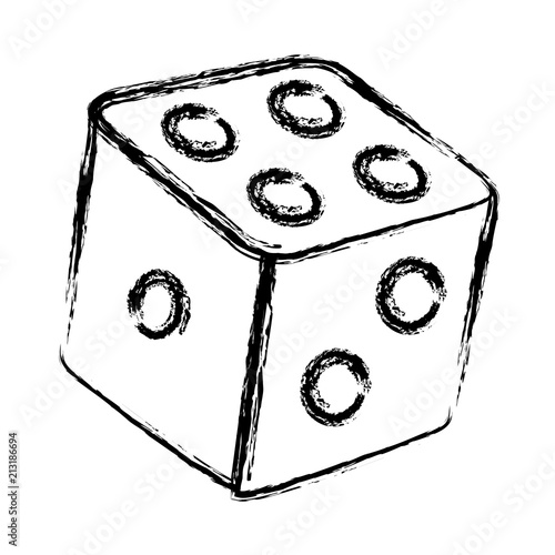grunge casino dice cube game addiction
