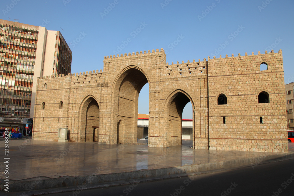 baab makkah gate in jeddah al balad historical place Jeddah Saudi Arabia 