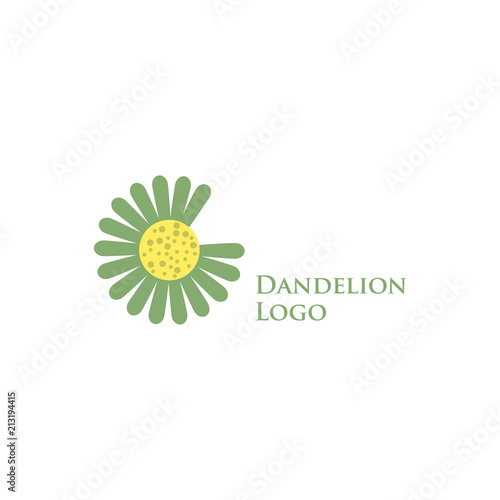 dandelion icon. dandelion logo vector illustration eps 10.