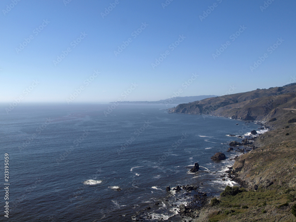 Rugged Marin Coastline and Pacific Ocean