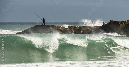 Sea Angler After the Storm