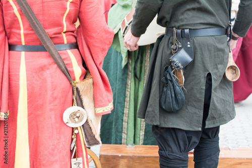 Mittelalter - Burgfräulein Knappe Schloß photo