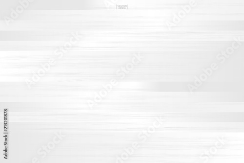 White wooden pattern and texture for background. Vector.