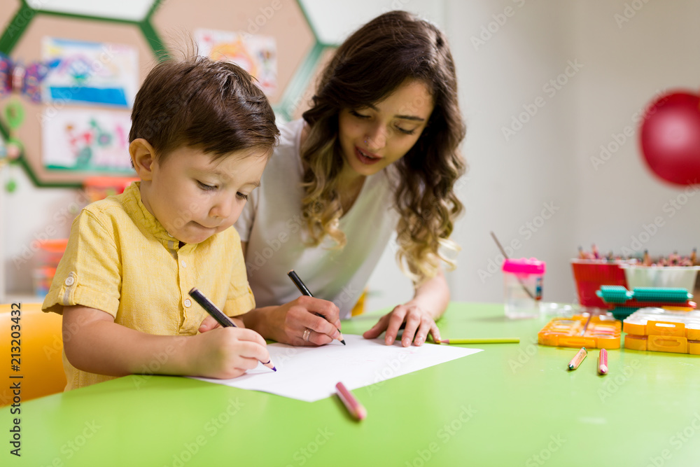 Fototapeta premium Preschool