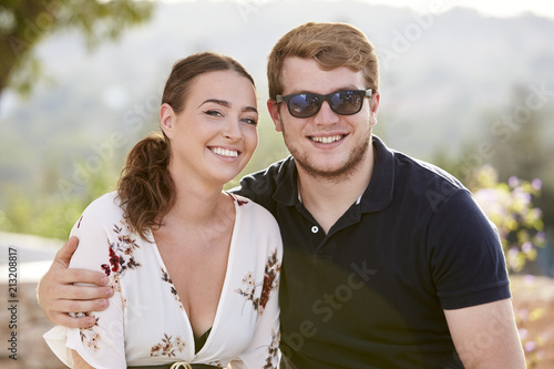 Portrait Of Romantic Young Couple On Holiday Together