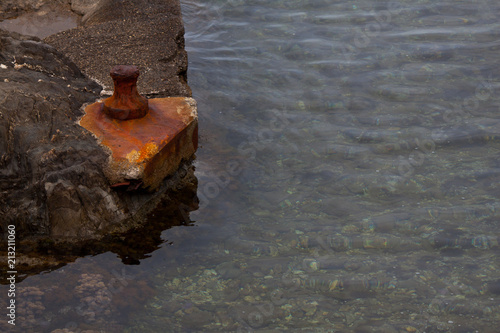 rusty anchorage ground photo