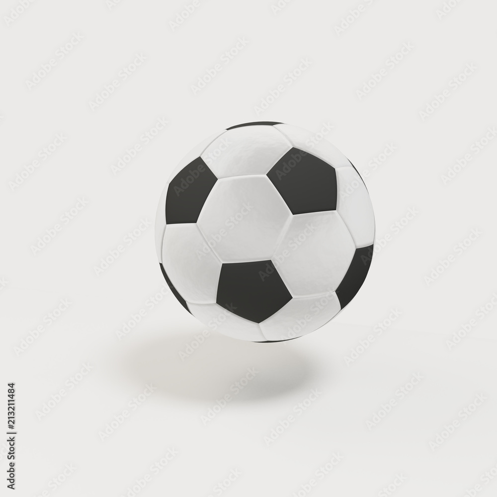 soccer ball 3d-illustration soccer ball 3d-illustration