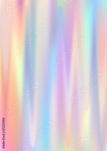 Holographic fluid colors gradient texture vector dynamic background. Vivid fluid gradient blur hologram banner. 