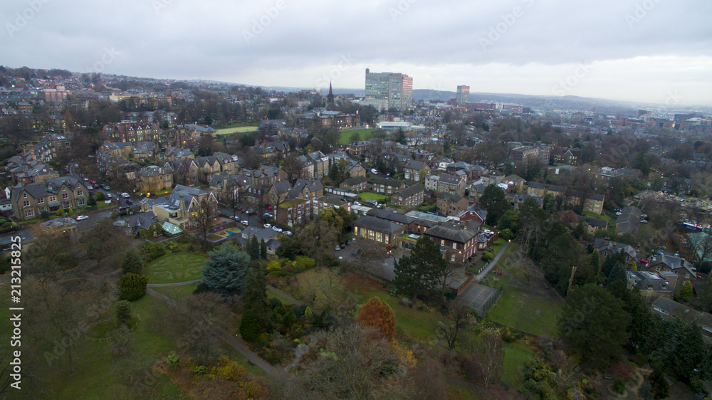 Aerial Drone Shot in Sheffield