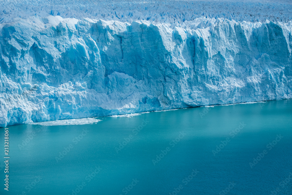 Front edge of the Perito Moreno Glacier located in the Southern Patagonian Ice Field, Argentina