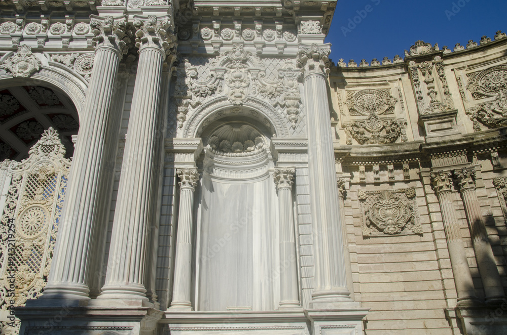 Antique Column of Dolmabahce Palace