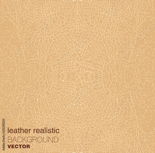 Vector realistic beige leather texture