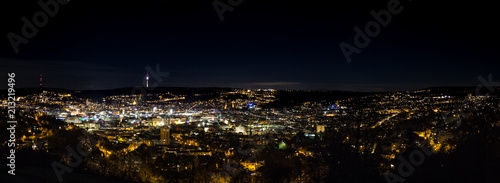 Stuttgart Nacht Panorama