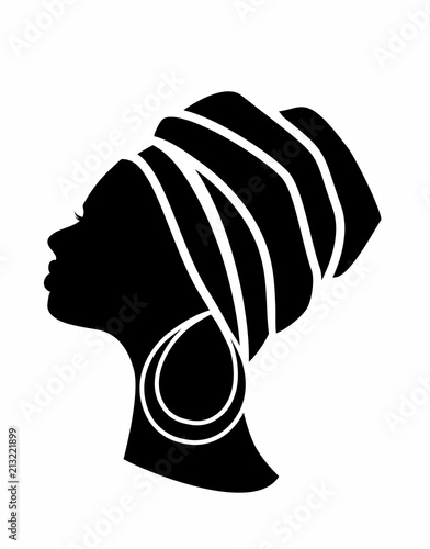 profile of an African woman