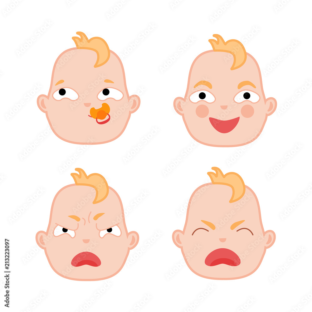 Cooling Pad On Baby Forehead Stock Illustration - Download Image Now -  2015, Aging Process, Anthropomorphic Smiley Face - iStock