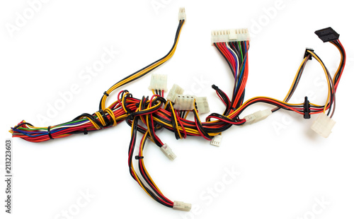 Computer wireharness with connector