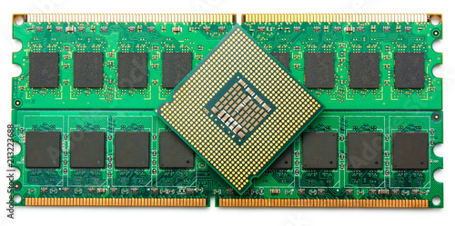 Computer component RAM and CPU