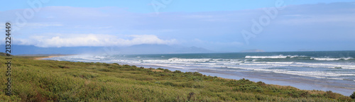 Panorama of Sandy Point coastline