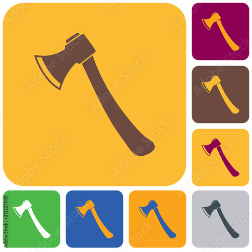The ax icon. Axe symbol