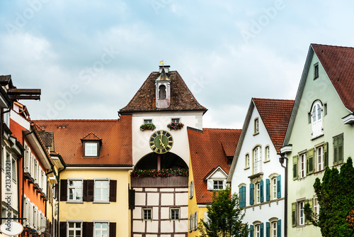 Street view of downtown Meersburg, Germany