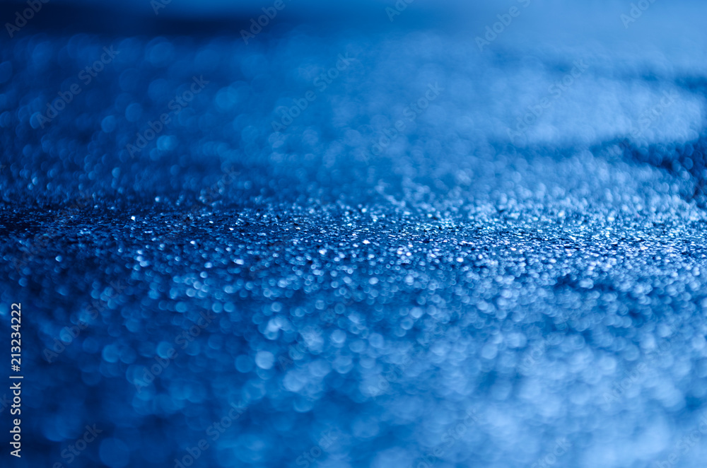 Dark blue abstract bokeh background. Dark blue abstract bokeh background.