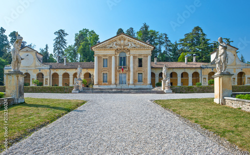 Veneto. The villas designed by architect Andrea Palladio