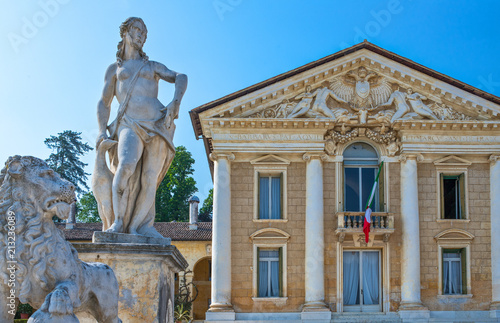 Canvas Print Veneto. The villas designed by architect Andrea Palladio