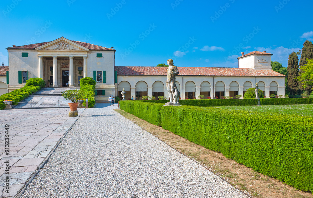 Fanzolo Di Vedelago , Italy - May 8, 2011: The villa Emo, designed by architect Andrea Palladio