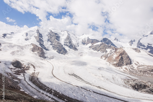 Pontresina  Diavolezza  Piz Pal    Persgletscher  Gletscher  Gletscherwanderung  Alpen  Graub  nden  Gletscherr  ckgang  Klimawandel  Sommer  Schweiz