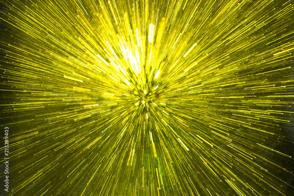 Obraz premium Colorful gold Lights explosion