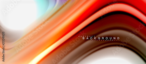 Rainbow fluid colors abstract background twisted liquid design, colorful marble or plastic wavy texture backdrop, multicolored template for business or technology presentation or web brochure cover