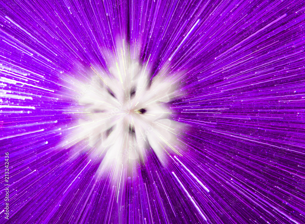 Obraz premium Colorful snow flake explosion 