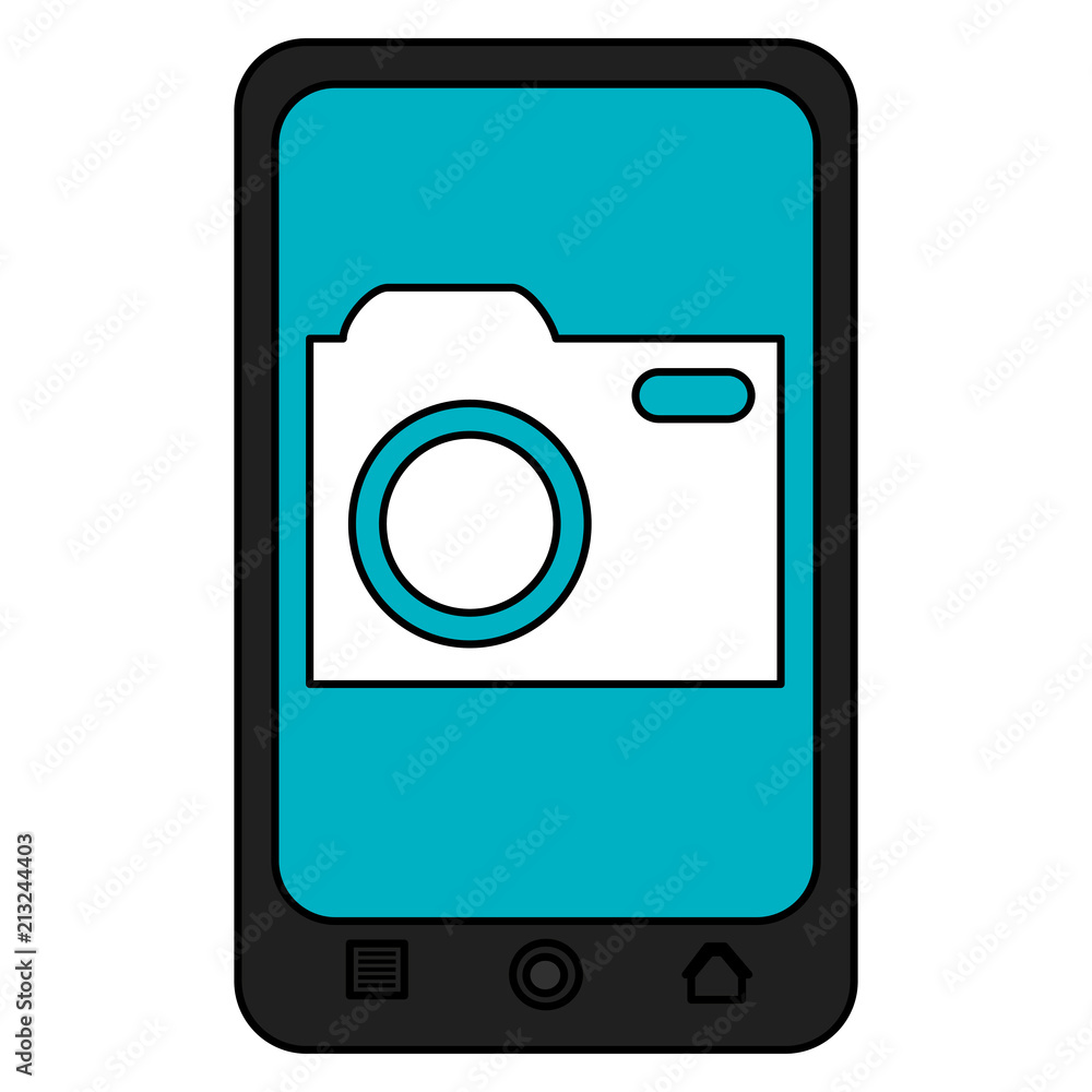 smartphone device with photographic camera smartphone device with photographic camera