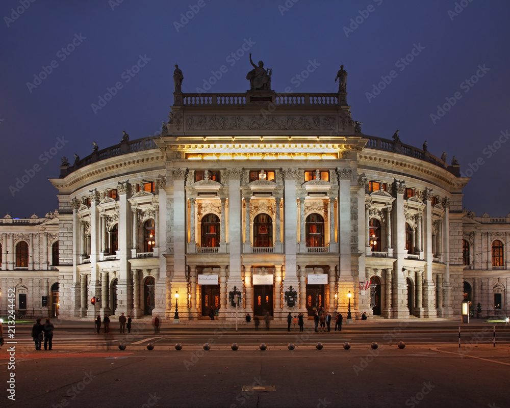 Burgtheater (Court Theatre) in Vienna. Austria