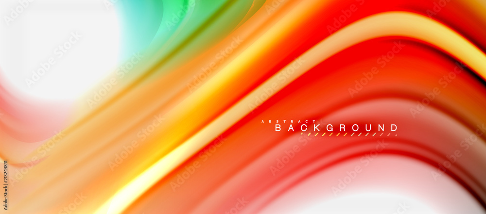 Rainbow fluid colors abstract background twisted liquid design, colorful marble or plastic wavy texture backdrop, multicolored template for business or technology presentation or web brochure cover Rainbow fluid colors abstract background twisted liquid design, colorful marble or plastic wavy texture backdrop, multicolored template for business or technology presentation or web brochure cover