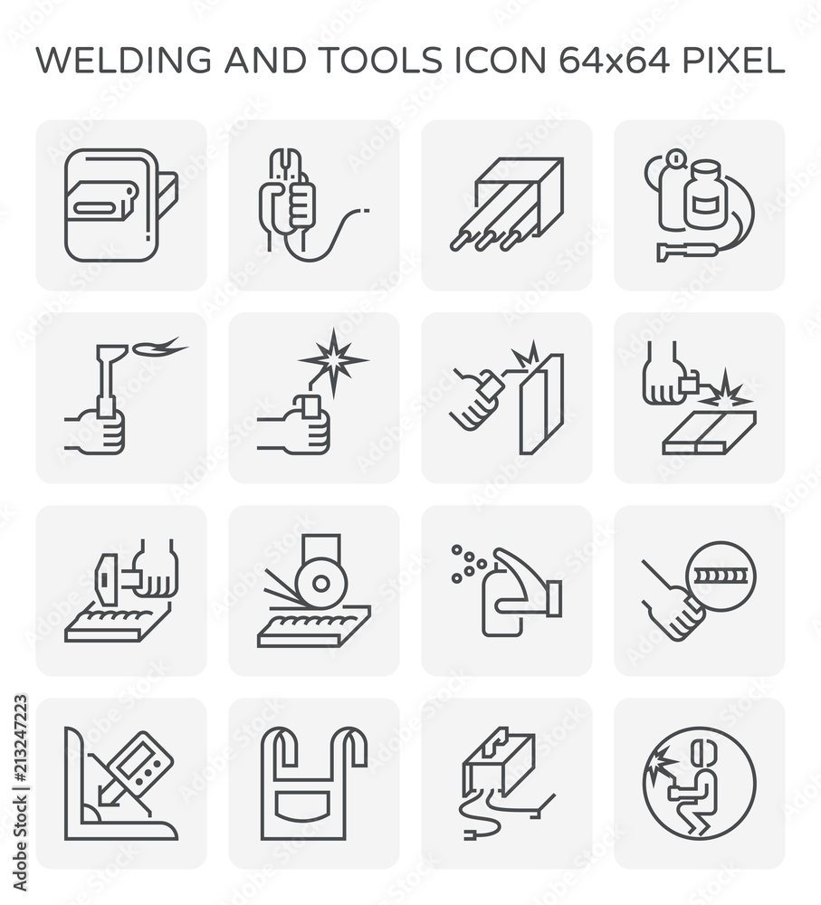 welding tools icon welding tools icon