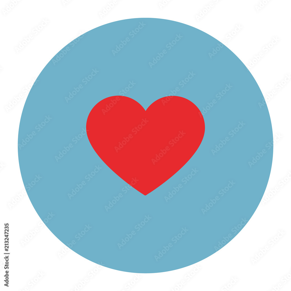 heart love icon - heart symbol, valentine day - romance illustration isolated heart love icon - heart symbol, valentine day - romance illustration isolated
