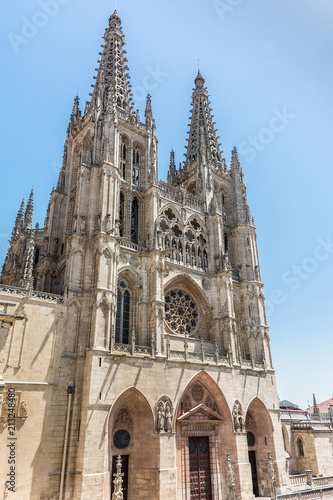 The cathedral of Burgos, one of the most majestic gothic cathedrals in Spain