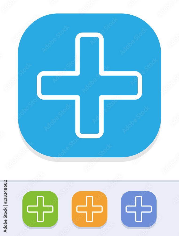 Obraz premium Plus - Tile Stroke Icons