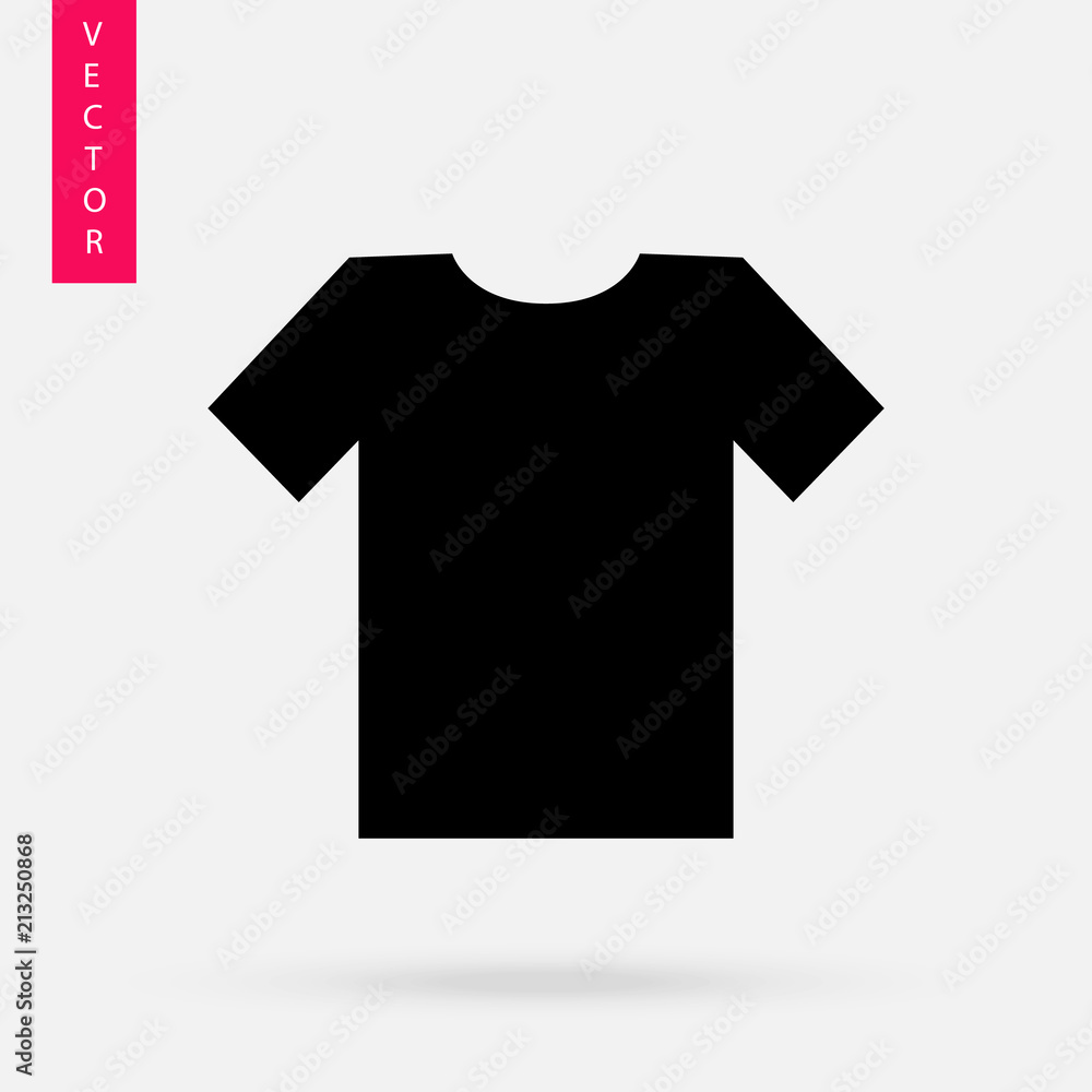 T-shirt icon, vector T-shirt icon, vector