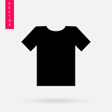 T-shirt icon, vector