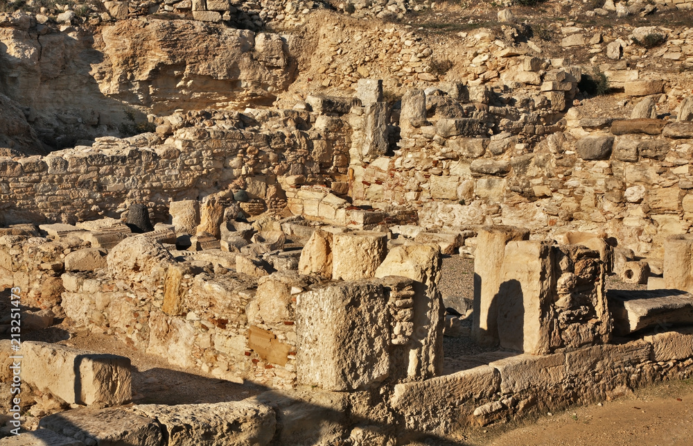 Ancient  town in Kourion. Cyprus