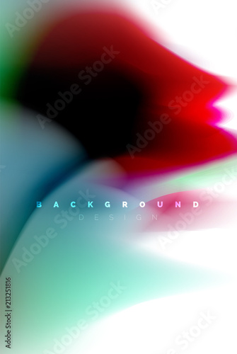 Holographic paint explosion design  fluid colors flow  colorful storm. Liquid mixing colours motion concept  trendy abstract background layout template for business presentation  app wallpaper banner