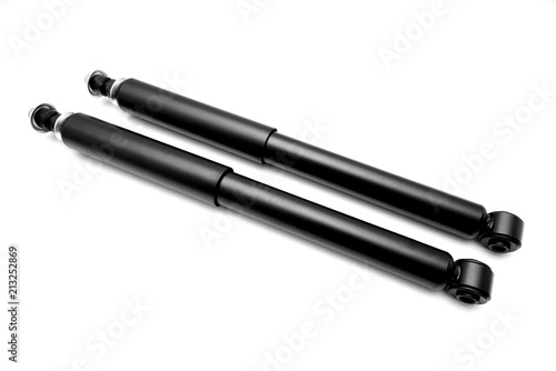 New shock absorber on a white background