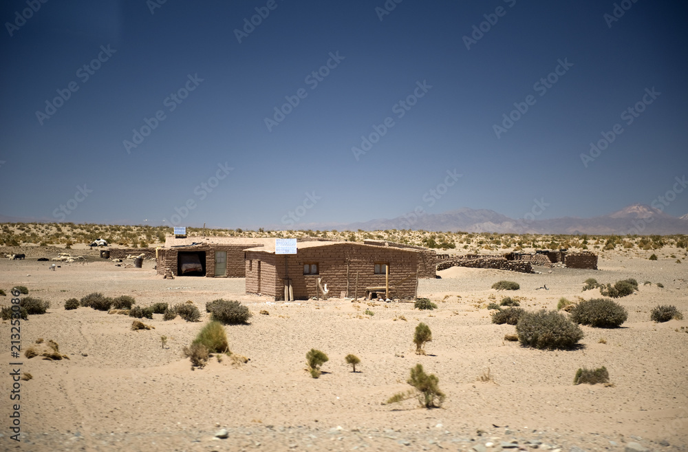 Village in Atacama desert