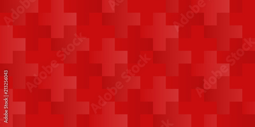 vector seamless cross or plus pattern with changeable background color for the crosses
