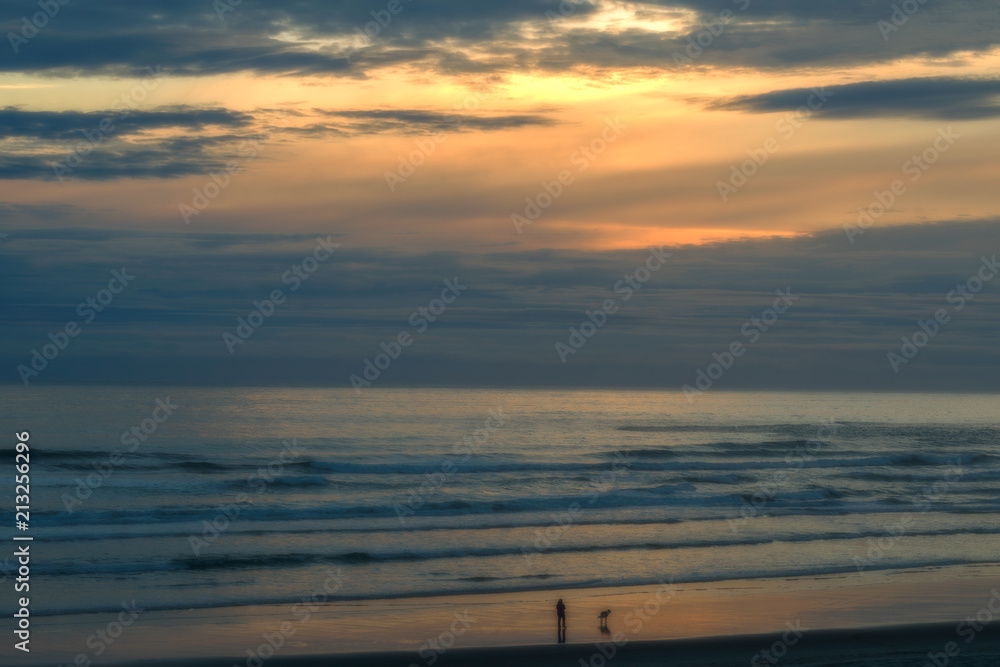 Fototapeta premium Beach at Sunset